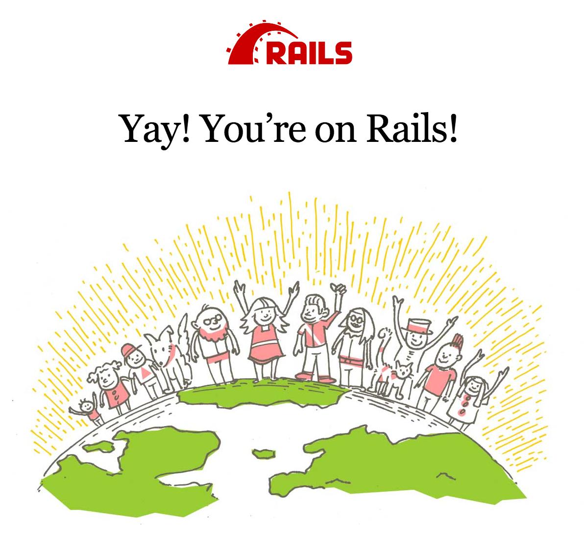 Yay! You're on Rails!