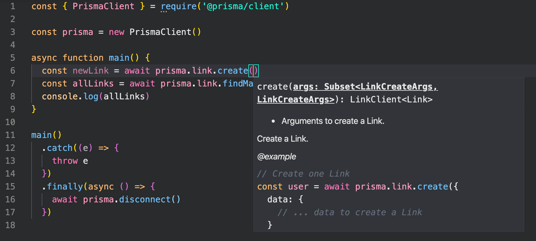 You successfully queried the database with Prisma Client