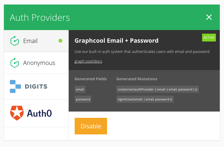 Click enable in the popup