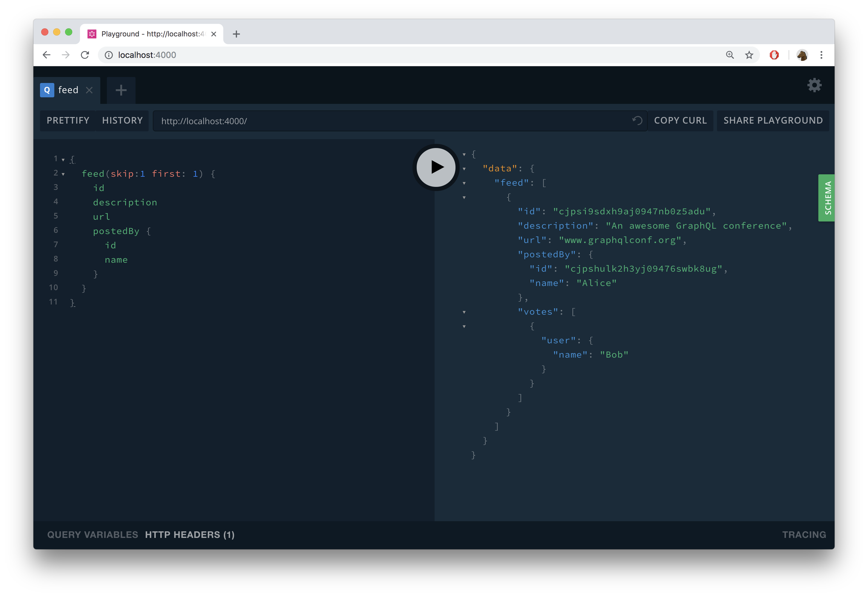 test the pagination API 