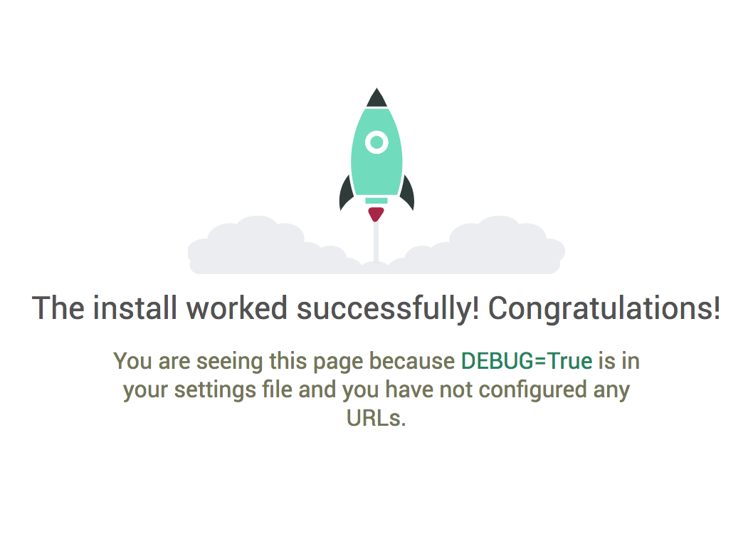 The install worked successfully!