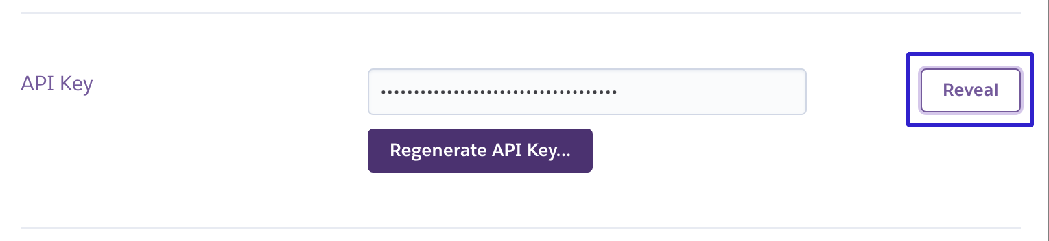 Heroku account API key